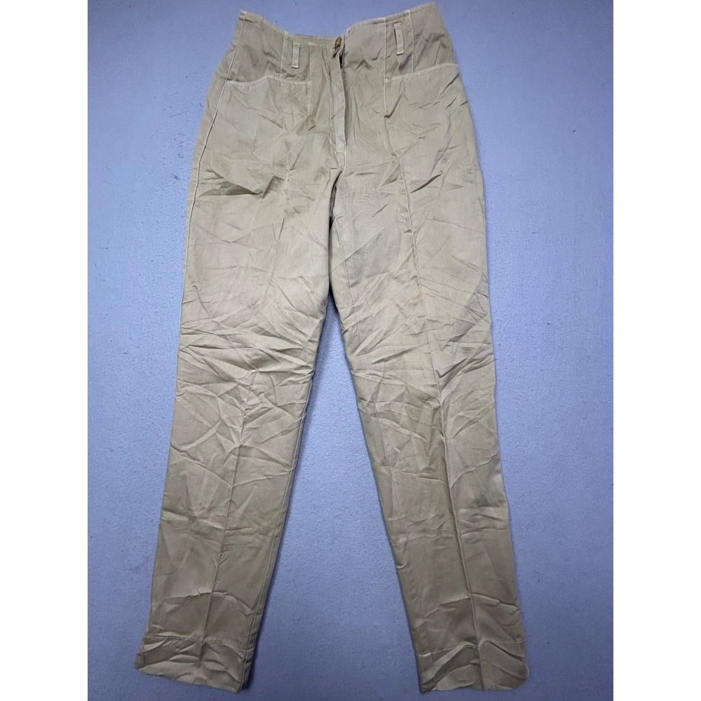 Polo Jeans Co Ralph Lauren Pants 100% Cotton Khaki Tan 4 W28 Womens